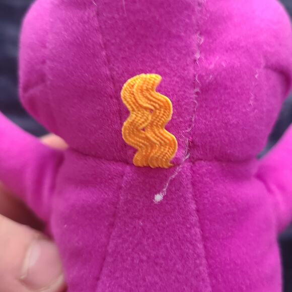 Nanco Barney the Dinosaur Purple Stuffed Animal 13 Inch Toy HTF - Picture 7 of 7